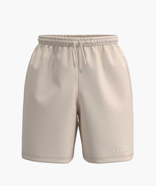 Athleisure Shorts - Crema