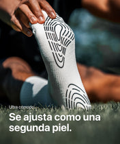 Grip Socks de fútbol - blanco