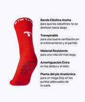 Grip Socks - rojo