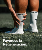 Grip Socks de fútbol - blanco