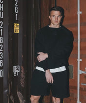 Athleisure Shorts - Negro